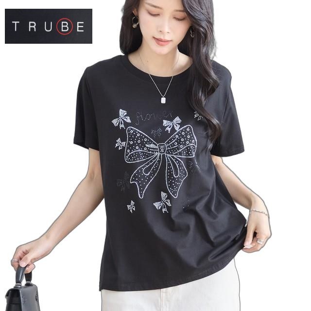 trube きらきらリボンデザインTシャツ