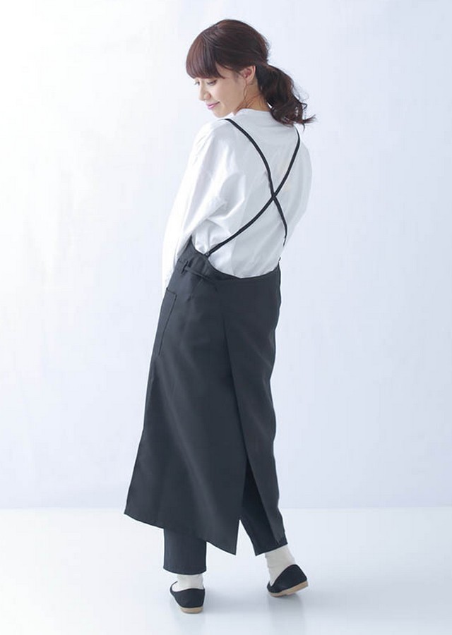 cross talk club 撥水加工ロングラップエプロン その3