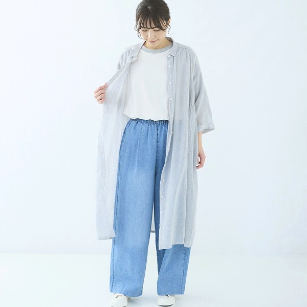 cloud nine クラウドナイン 襟ぐり袖口配色ハーフ袖ｔシャツ その6