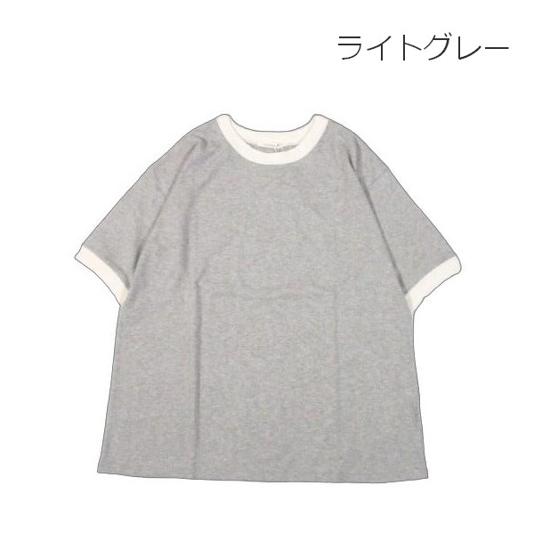 cloud nine クラウドナイン 襟ぐり袖口配色ハーフ袖ｔシャツ その12