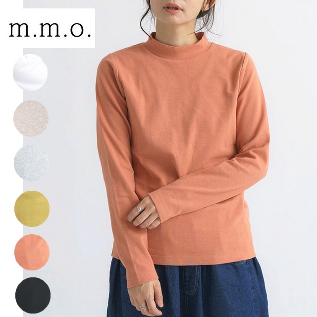 m.m.o ハイネック長袖ｔシャツ