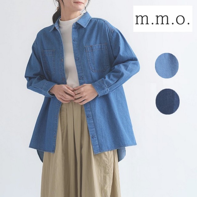 m.m.o デニムチュニックシャツ その1