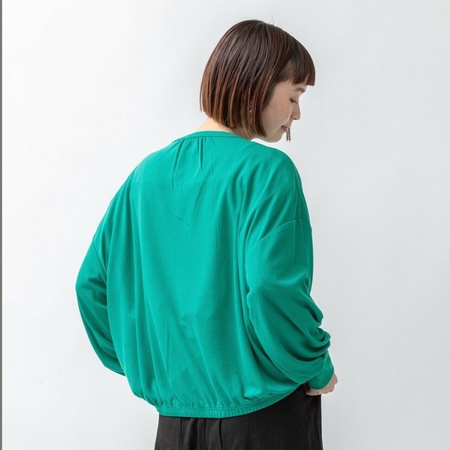 m.m.o 接触冷感クルーネックボリューム袖UVカーディガン その9