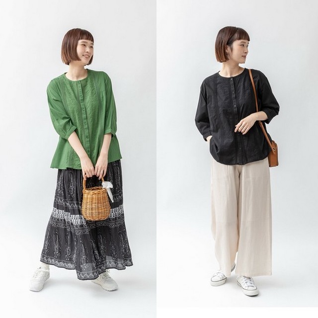 m.m.o 綿100％キャンブリック刺繍レースブラウス その13