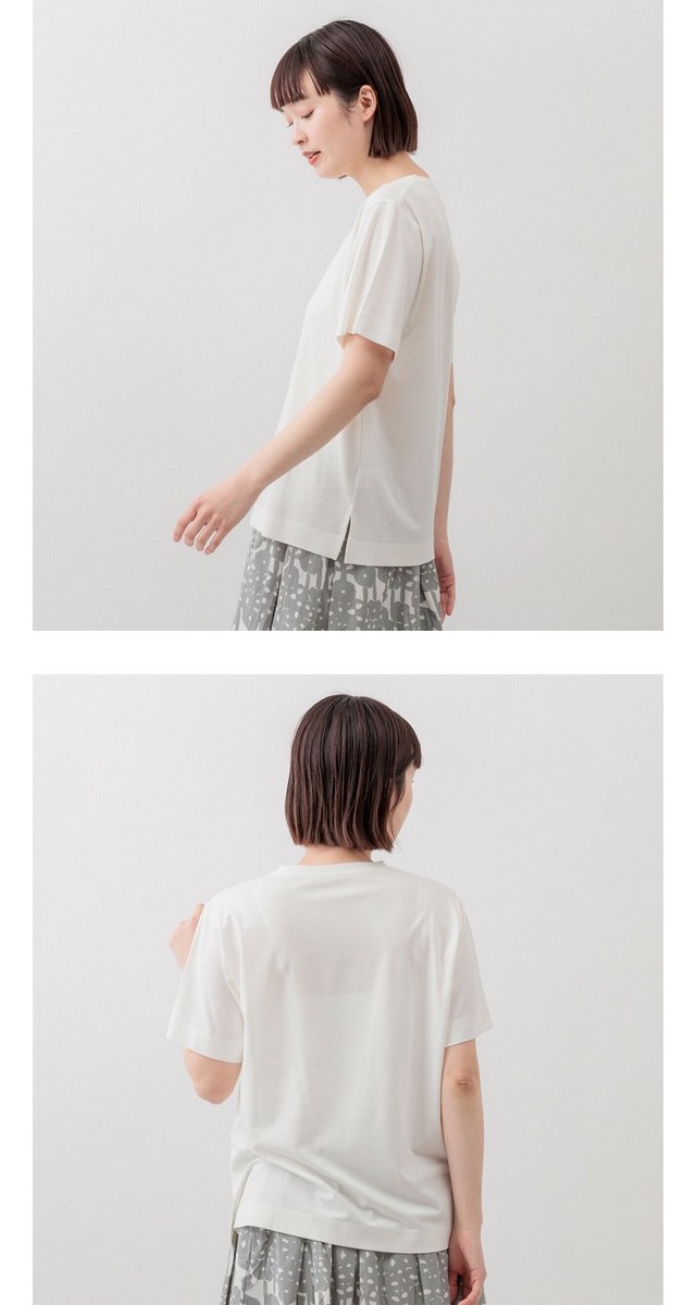 m.m.o 接触冷感ロゴプリントtシャツ その3