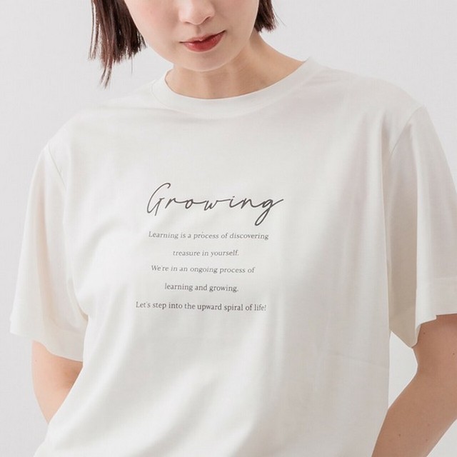 m.m.o 接触冷感ロゴプリントtシャツ その4