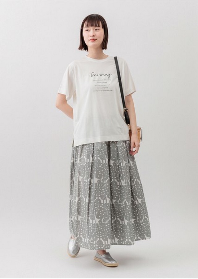 m.m.o 接触冷感ロゴプリントtシャツ その5