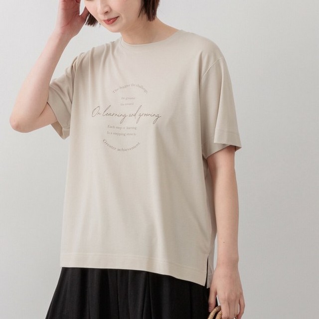 m.m.o 接触冷感ロゴプリントtシャツ その7