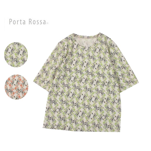 Porta Rossa 花柄プリントｔシャツ その1