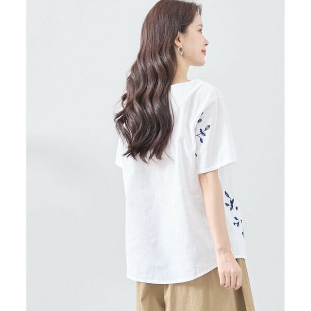 trube 刺繍花柄コットンプルオーバー その3