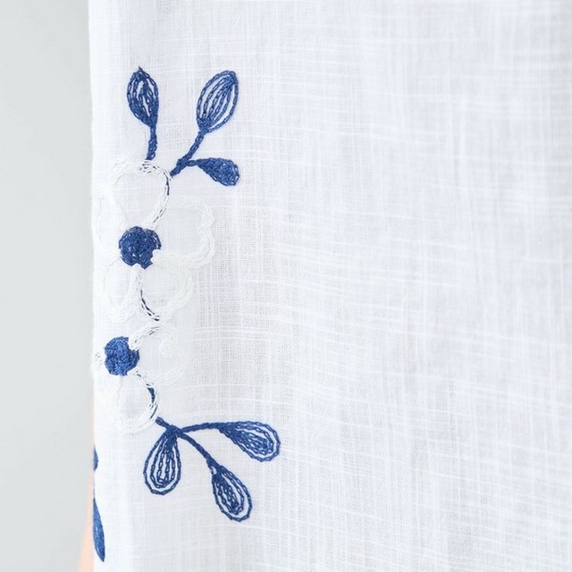 trube 刺繍花柄コットンプルオーバー その4