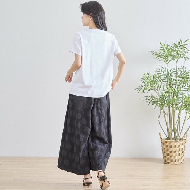 trube ラインストーンフラワーバスケットTシャツ その6