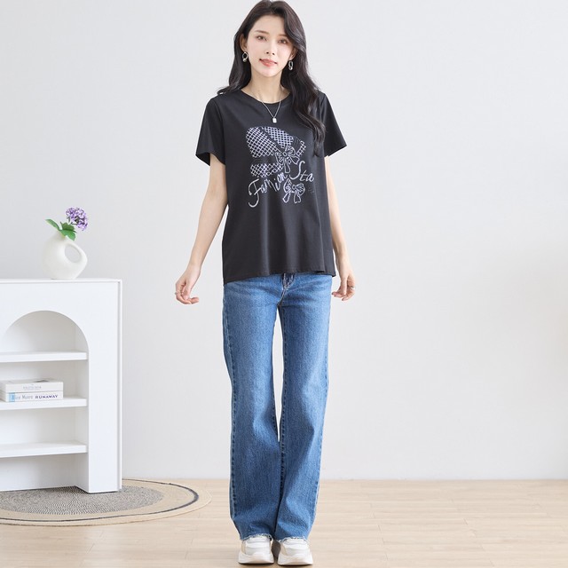 trube きらきらリボンハットプリントTシャツ その5