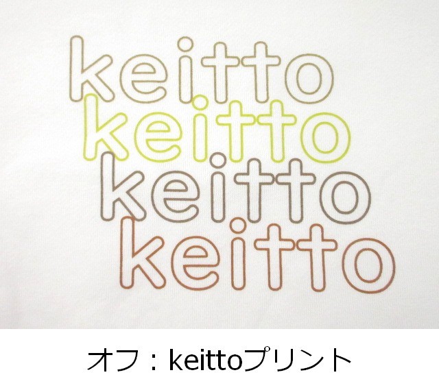 keitto ケイット プリント＆刺しゅう裏起毛トレーナー その8